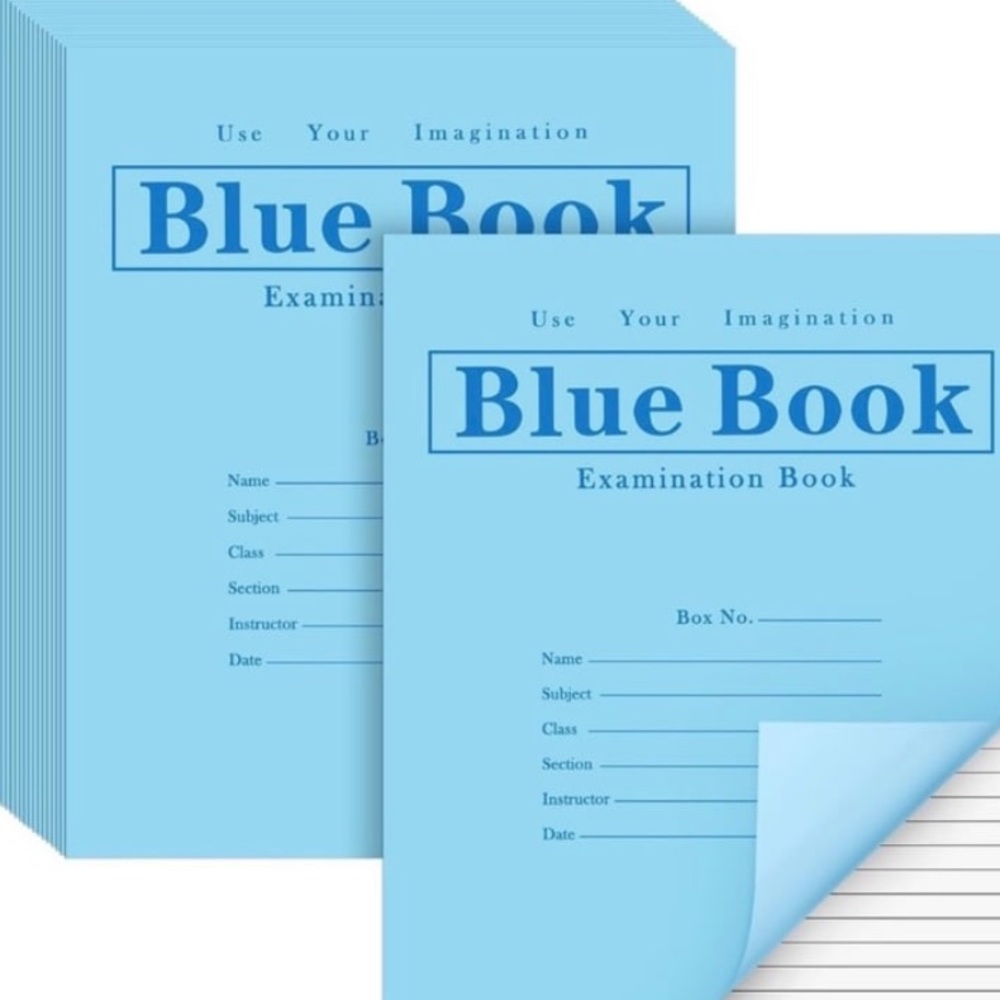 Thirty Six (36) Blue Examination Books